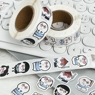 funny stationery stationery set cute stationery Funny Sand Whisper K Emoticon Pack Roll Sticker Deco
