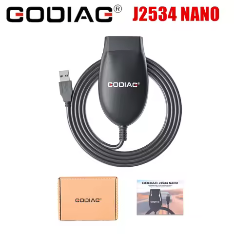 GODIAG GD101 J2534 Passthru Diagnostic Cable for FordMazda/Honda/Toyota/Renault/Forscan/ScanMaster/S