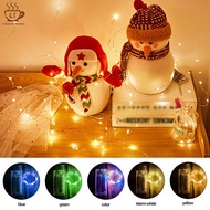 3M 30 LED Fairy Lamp Copper Wire String Lights Waterproof Garland Light for Home Christmas Wedding Party Decoration Bouquet Lights Colorful Light