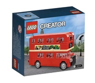 Chính hãng LEGO Creator Xe buýt hai tầng London 40220 đồ chơi xếp hình cho quà sinh nhật ngày trẻ em