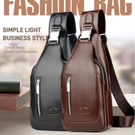 Men's Crossbody Multifunctional Shoulder Bag Handsome Large Capacity Business Crossbody Bag