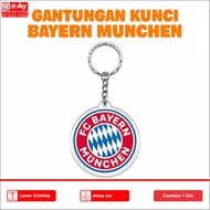 GANTUNGAN Bayern Munich Keychain - Acrylic Keychain - Eay Advertising