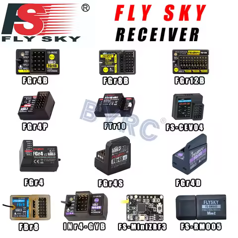 Flysky FGr4B FGr8B FGr12B FGr4p FTr10 FS-MiniZRF3 FS-CEV04 FGr4D FBr8 Receiver FS-RM005 FHSS Module 