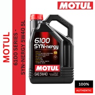 XWC00012 MOTUL 6100 SYN-nergy 5w40 Synthetic (5L)