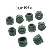 Set Of 10 Valve Core Seal 5 Mm Double Layer Cap Spring Stem 5mm Shaft (xx117)
