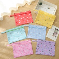 Oxford Cloth File Bag Cartoon Double Layer Zipper A4 File Bag Melody Kuromi Waterproof Information B