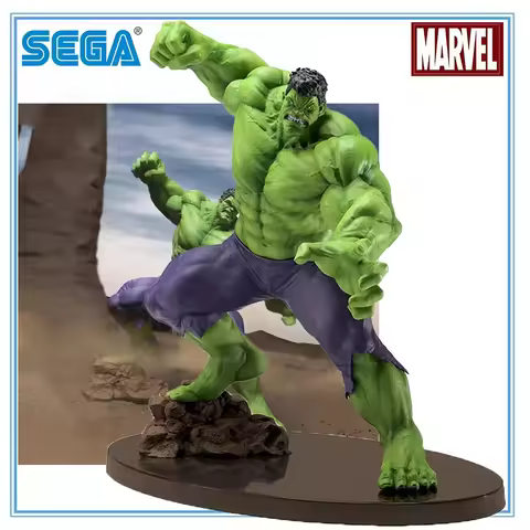 100% Original in Stock SEGA Luminasta The Incredible Hulk Garage Kit Collection Series Model Toys Gr