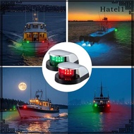 HILABEE 2 Pieces Boat Navigation Light Bass  Red Green Light Boat Anchor Light