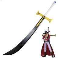 [Fun] 110cm Cosplay Anime One piece Dracule Mihawk Sabre The night star Sword weapon wooden Sword mo