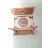 Wall-mounted lotus altar anti-smoke panel, 99.9% smoke blocking, environmentally friendly