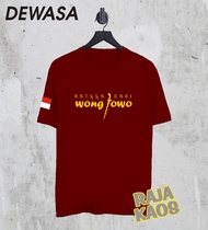 raja-kaos-WONG JOWO kaos jawa kaos jawa kejawen kuno Pakaian Pria T-Shirt & Kaos Dalam