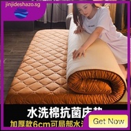 [kline]Flannel mattresses thickened tatami Thicker Matress Tilam Single Queen /King Size Lamb Cashmere Mattress Bed Soild Topper Protector Bedding MRZB DCN5