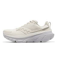 Saucony Jogging Shoes Guide 17 Road Running Cushioning Rebound Beige Gray Socony Women's [ACS] S1093