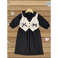 CKids Girls' White Vest Eunha Ribbon