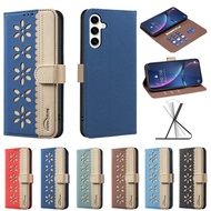 Hollow Flower Leather Phone Case For Samsung Galaxy A73 A53 A33 A23 A13 A03S A72 A52S A32 A22 A12 A0