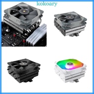 KOK CPU Fan Cooling Down-pressure CPU Cooling Radiator for Home Office and Gaming Setups Efficient C