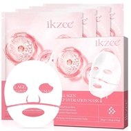 Collagen Face Mask 4PCS, Deep Collagen Overnight Mask, Collagen Night Wrapping Mask, Anti Wrinkle Li