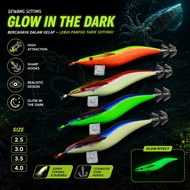 BOCEAN LASER Luminous Squid Jig Gewang Sotong Perambut Candat Sotong Mata Candat Sotong FISHING