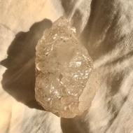 高冰白水晶 涅槃彿頂城堡 印記 浮生 礦標 天然原石 水晶原石