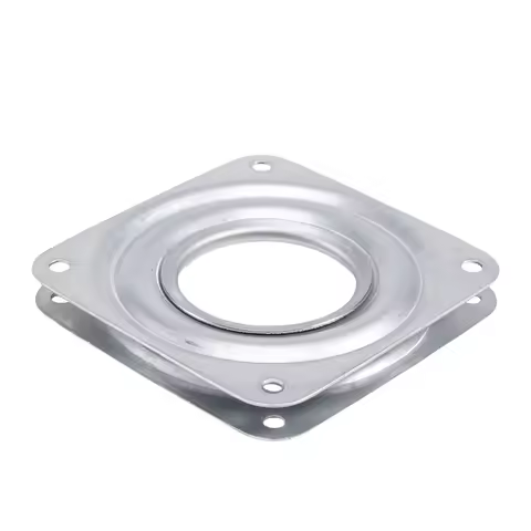 A04I Lazy Ball Bearing Metal Swivel Plate - 72 x 72 x 9 mm