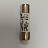 Tianzheng Group 10A Ceramic Fuse 8.5 X31.5 Fuse Fuse R014 RT19 gF1 aM1 Copper Cap