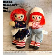 🇺🇸1978年 raggedy Ann &amp; Andy 美國 安娜貝爾 古董娃娃 古董玩具 夾子 絕版 4吋 收藏