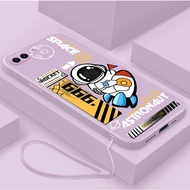 Tide brand cartoon Astronaut case for Oppo F1S Oppo F11 Oppo F11pro Oppo F9 Oppo F9 Oppo F7 Oppo F5 TPU trend pattern silicone straight edge phone case