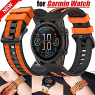 22mm 26mm Quick Fit Strap for Garmin Fenix 8 51mm Instinst 3 Tactix 8 47mm Breathable Silicone Brace