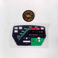 SPEEDO ORIGINAL SUZUKI RC100 RC 100 COPY SPEEDOMETER BOARD SPEEDOMETER BOARD STICKER