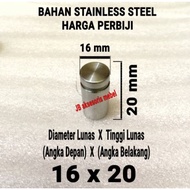 16 X 20 Stainless advertising Pen / Acrylic glass bolts / arcylic Sign board