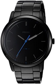 Fossil Men s The Minimalist Quartz Stainless Steel Dress Watch, Color: Black (Model: FS5308)