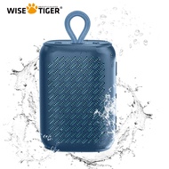 WISE TIGER มากๆลำโพงบลูทูธกลางแจ้งกันน้ำกล่องเสียงดังเสียงดังไร้สาย IPX7คู่ Pai