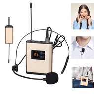 UHF Wireless Headset /Lavalier Lapel Microphone System with Bodypack Transmitter