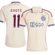 25-26 Ajax second away high quality fan football jersey S-4XL