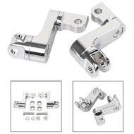 Chrome Male Mount Foot Peg Extensions Bracket For Harley Touring Electra Street Road Glide King Spor