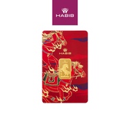 HABIB 2026 Year of Horse | 5g 999.9 Gold Bar (Fiery Fortune)