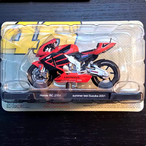 1:18 RC211V summer test suzuka 2001 alloy motorcycle model static finished ornaments Adult Gift Hobb