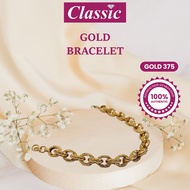 Gold 375 Bracelet Rantai Tangan Sauh 手链 Gelang Tangan Perempuan