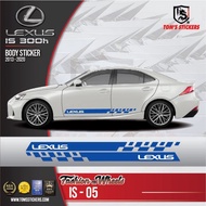👍👍 LEXUS IS 300h CAR BODY STICKER SET IS - 05