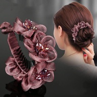 Topknot Klip Kepala Atas Korea Rambut Fesyen Ibu Panas Elegan Perangai Sepit Rambut Aksesori Kepala 