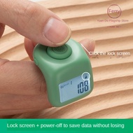 Glow-in-Dark Digital Tasbih Counter - 9 Mode Electronic Muslim Prayer Beads with Rechargeable Ring