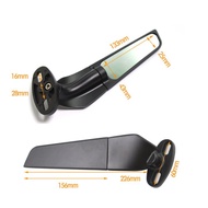 สำหรับ Yamaha YZF R25 R3 R15 R6 R6s V2 V3 R1ดัดแปลงรถจักรยานยนต์กระจก LED Light ปรับหมุนได้กระจกด้าน