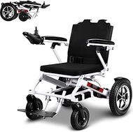 Adult Lightweight Wheelchair Lightweight Intelligent Folding Carry Electric Wheelchairs Durable Wheelchair Safe and Easy to Drive for Extra Comfort Support
