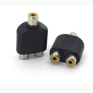 RCA splitter - Jack splits 1 female AV Jack into 2 AV Jacks
