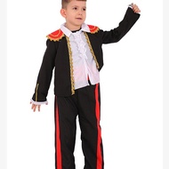 United Nation Costume for Boys Spain Boy Set Long Sleeve Suit National Style School Performance Spai