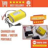 PORTABLE CAR MOTORCYCLE BATTERY CHARGER 6A 12V BATTERY CHARGER PORTABLE EU PLUG CAR BATTERY CHARGE