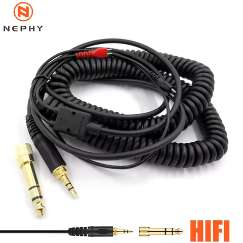 Headphones Cable For Sennheiser HD 25/600/650/430/480/490/540/560/580/6XX/660S/535/565 3.5mm 6.5mm U