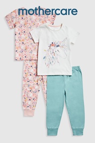 ชุดนอนเด็กผู้หญิง Mothercare Party Horse Pyjamas - 2 Pack JM048