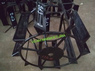 Satu Pasang Roda Besi Traktor Quick Capung