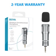 BOYA BY-P4 Mini Mini Portable Condenser Wireless Microphone Plug and Play for PC Mobile Android iPhone DSLRs Camera Live Streaming Vlogging Youtube